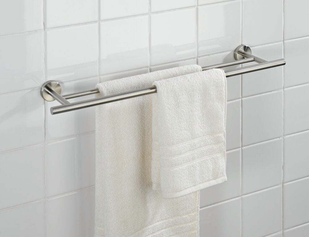 Detalj av Håndklestang dobbel Bosio matt rustfritt stål - WENKO