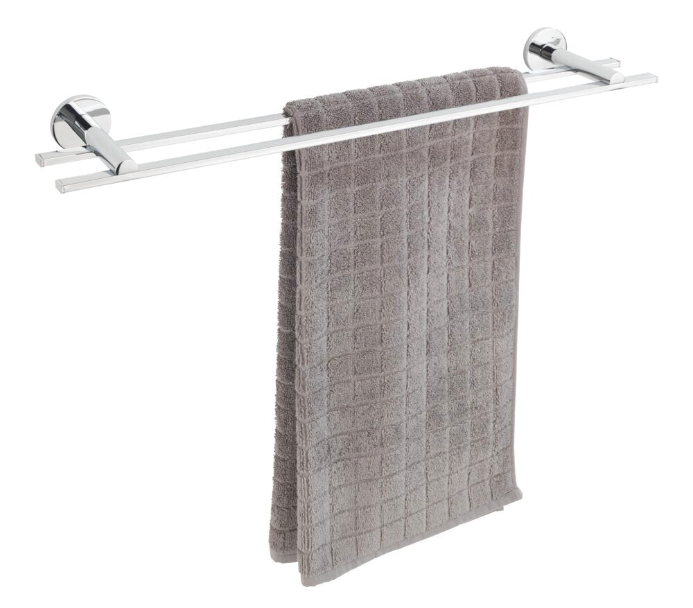 Håndklestang dobbel Isera 60 cm rustfritt stål blank uten boring - WENKO