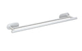 Håndklestang dobbel Turbo-Loc® Orea hvit matt 60 cm rustfritt stål forfra