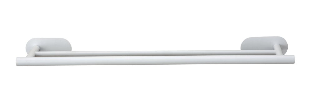 Oversikt over Håndklestang dobbel Turbo-Loc® Orea hvit matt 60 cm rustfritt stål