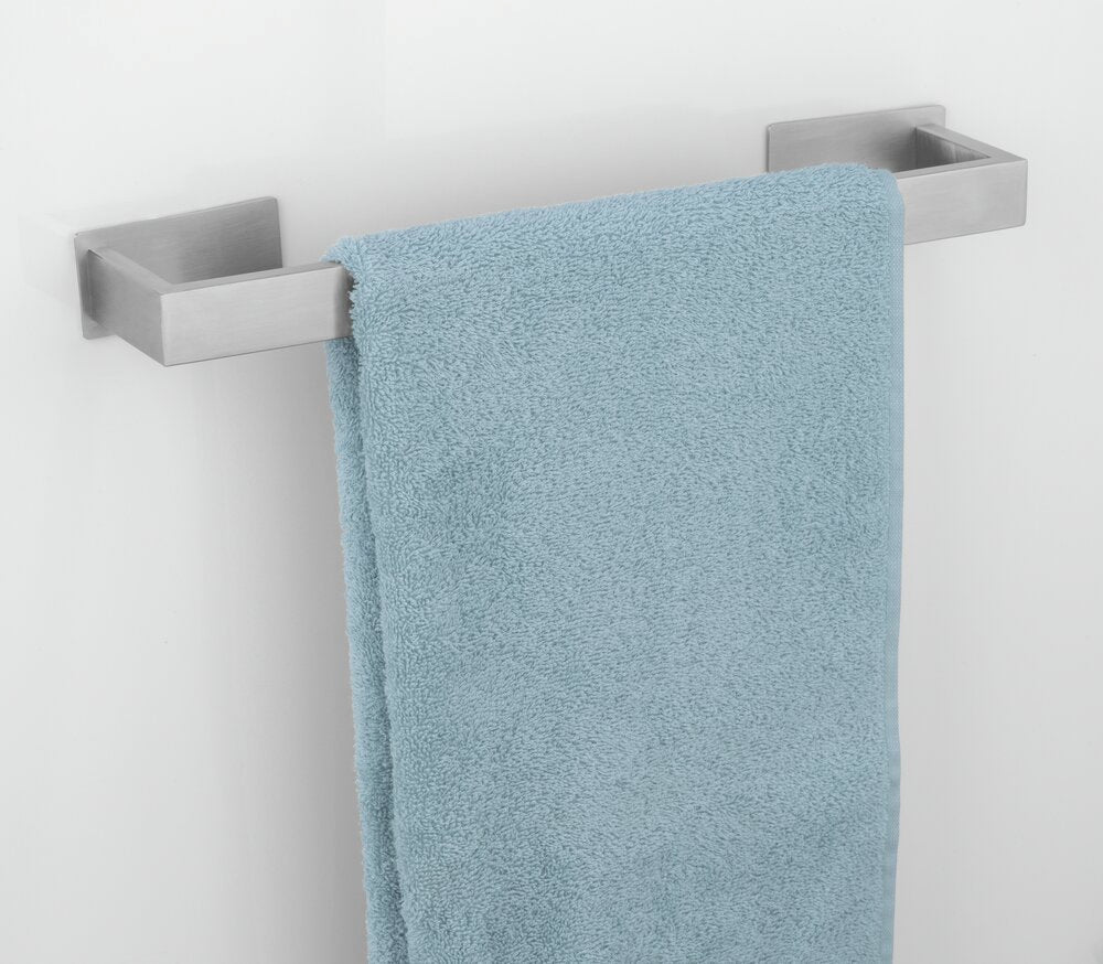 Håndklestang Genova matt 40 cm rustfritt stål bakside
