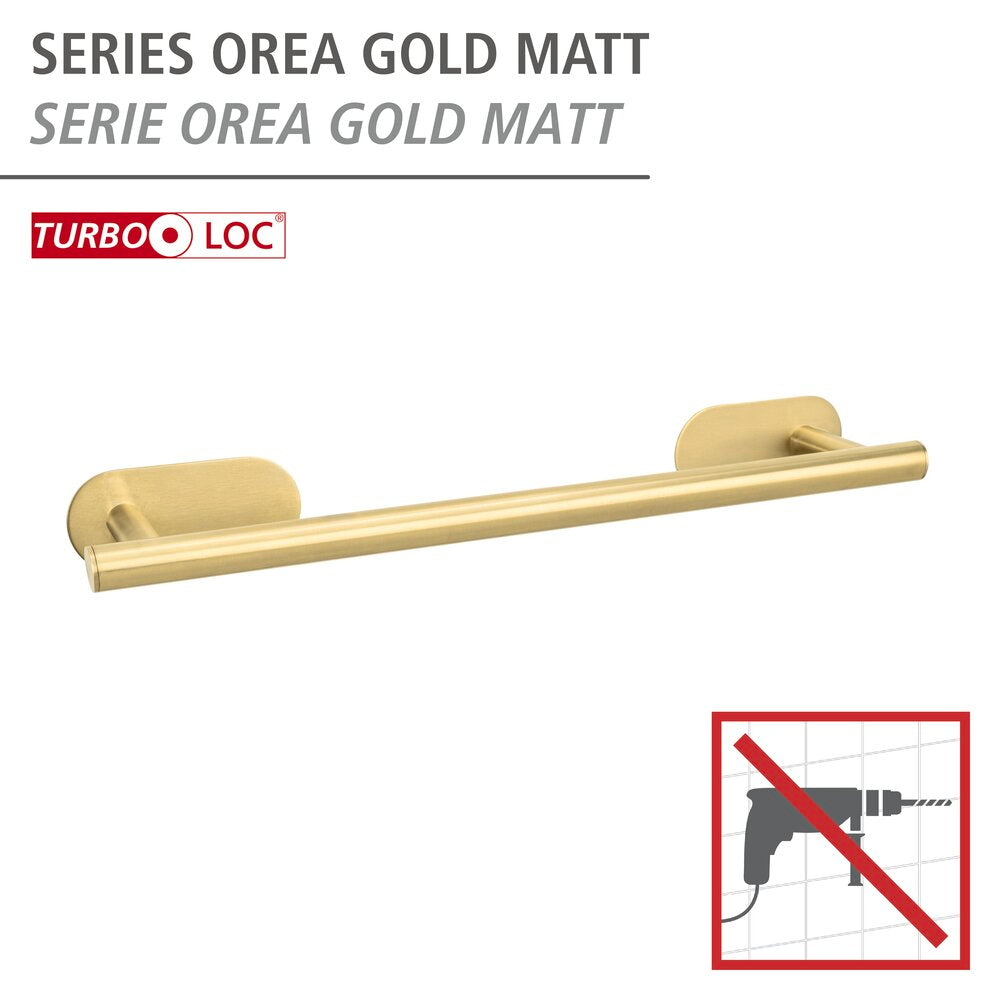Detalj av Håndklestang Orea gull 40 cm rustfritt stål Turbo-Loc®