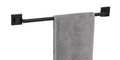 Håndklestang Quadro svart rustfritt stål Vacuum-Loc® forfra
