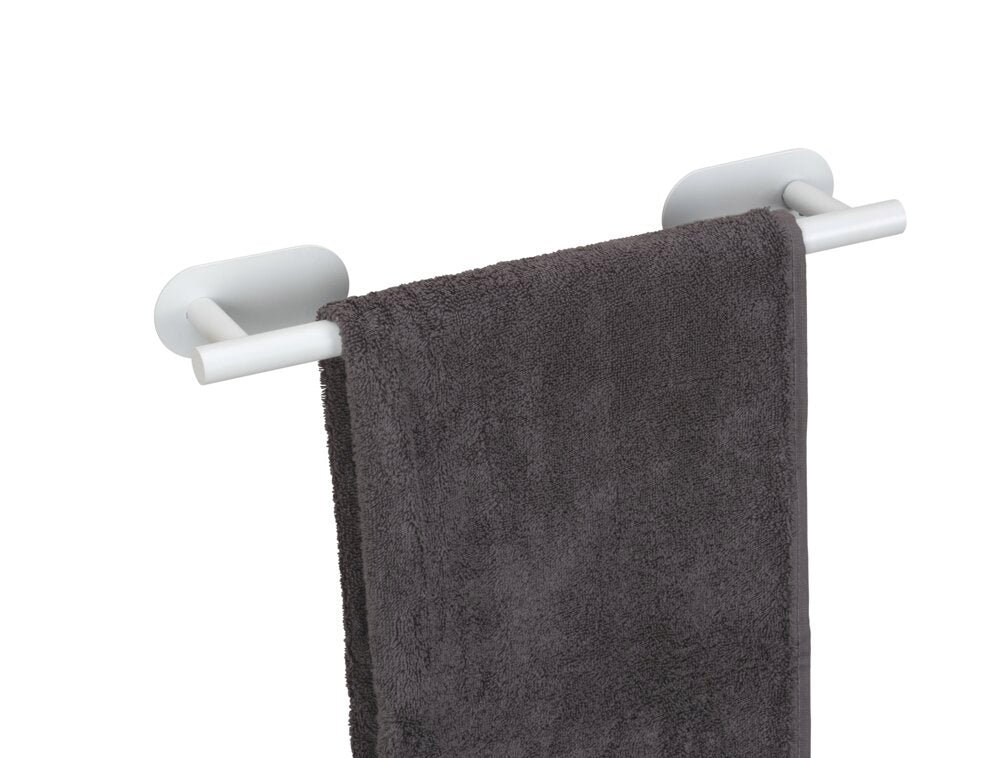 Oversikt over håndklestang rustfritt stål hvit matt 40 cm Turbo-Loc® Orea - WENKO