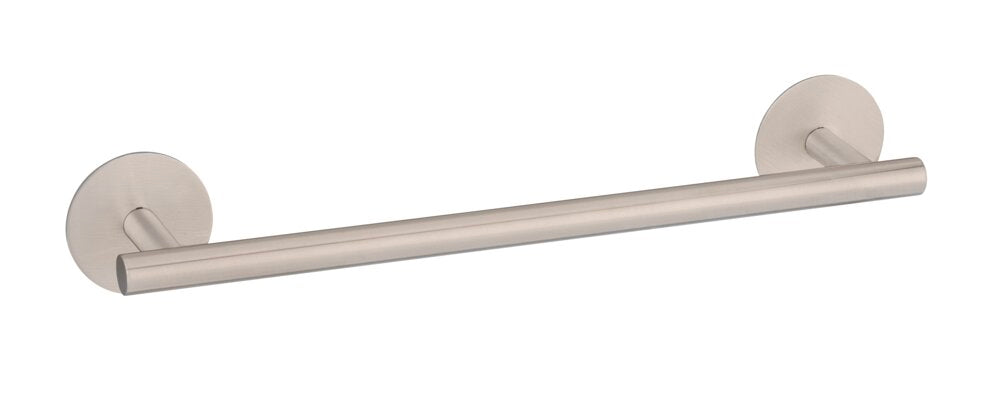 Montert Håndklestang rustfritt stål matt 40 cm lim/skrue i baderom