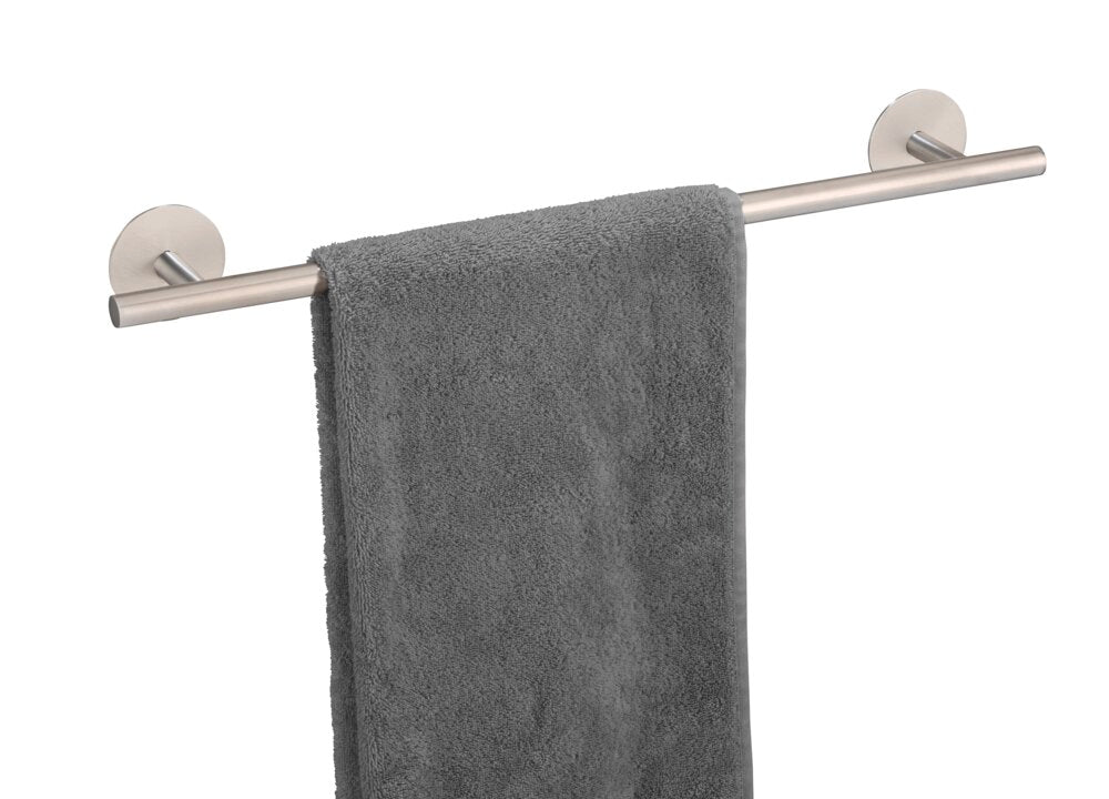 Håndklestang rustfritt stål matt 60 cm lim/skrue - Schöner Wohnen forfra