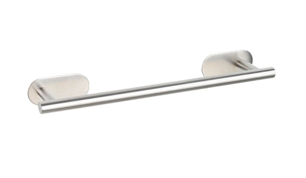 Håndklestang rustfritt stål matt Turbo-Loc® borrefri - WENKO forfra