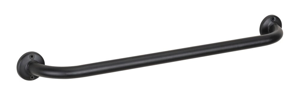 Håndklestang rustfritt stål svart 60 cm - Wenko forfra