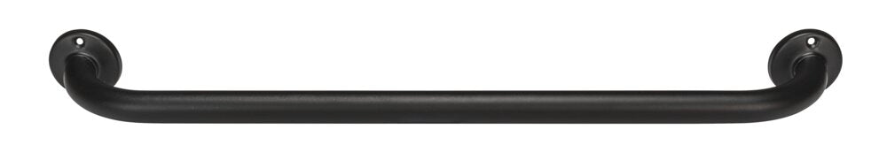 Håndklestang rustfritt stål svart 60 cm - Wenko bakside