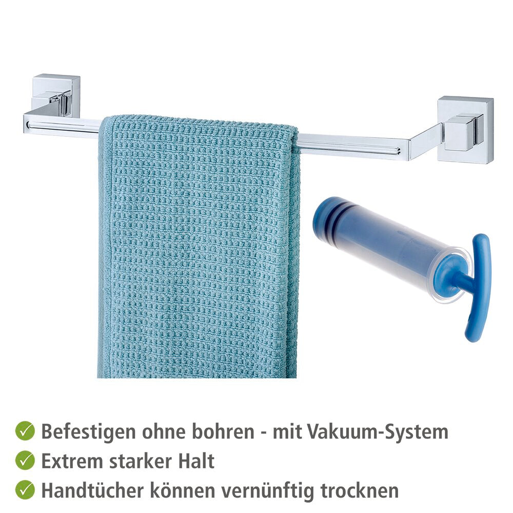 Nærbilde av Vacuum-Loc® festemekanisme på Håndklestang rustfritt stål Vacuum-Loc® Quadro