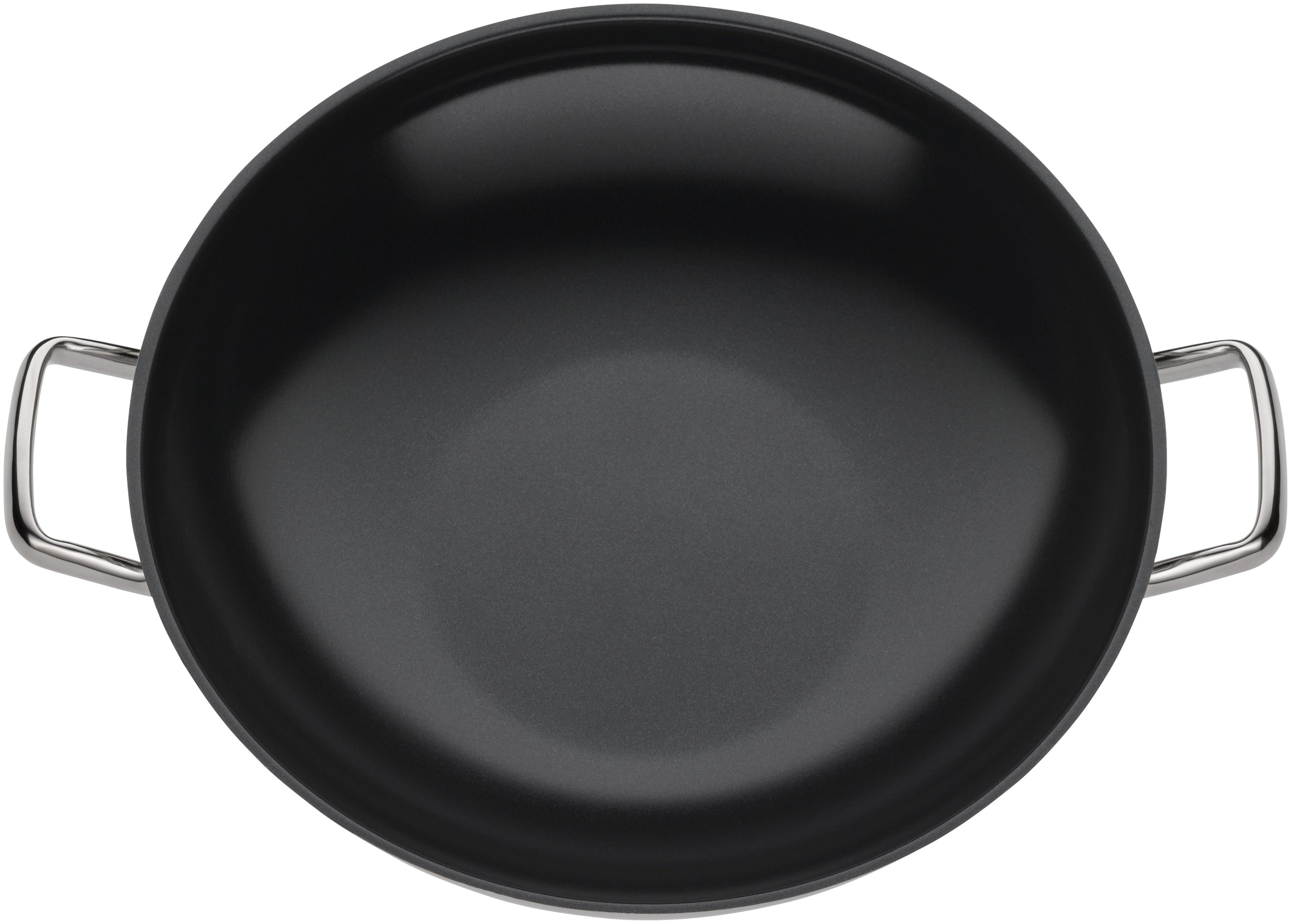 Hong Kong wok 36 cm non-stick keramikk rustfritt stål bakside