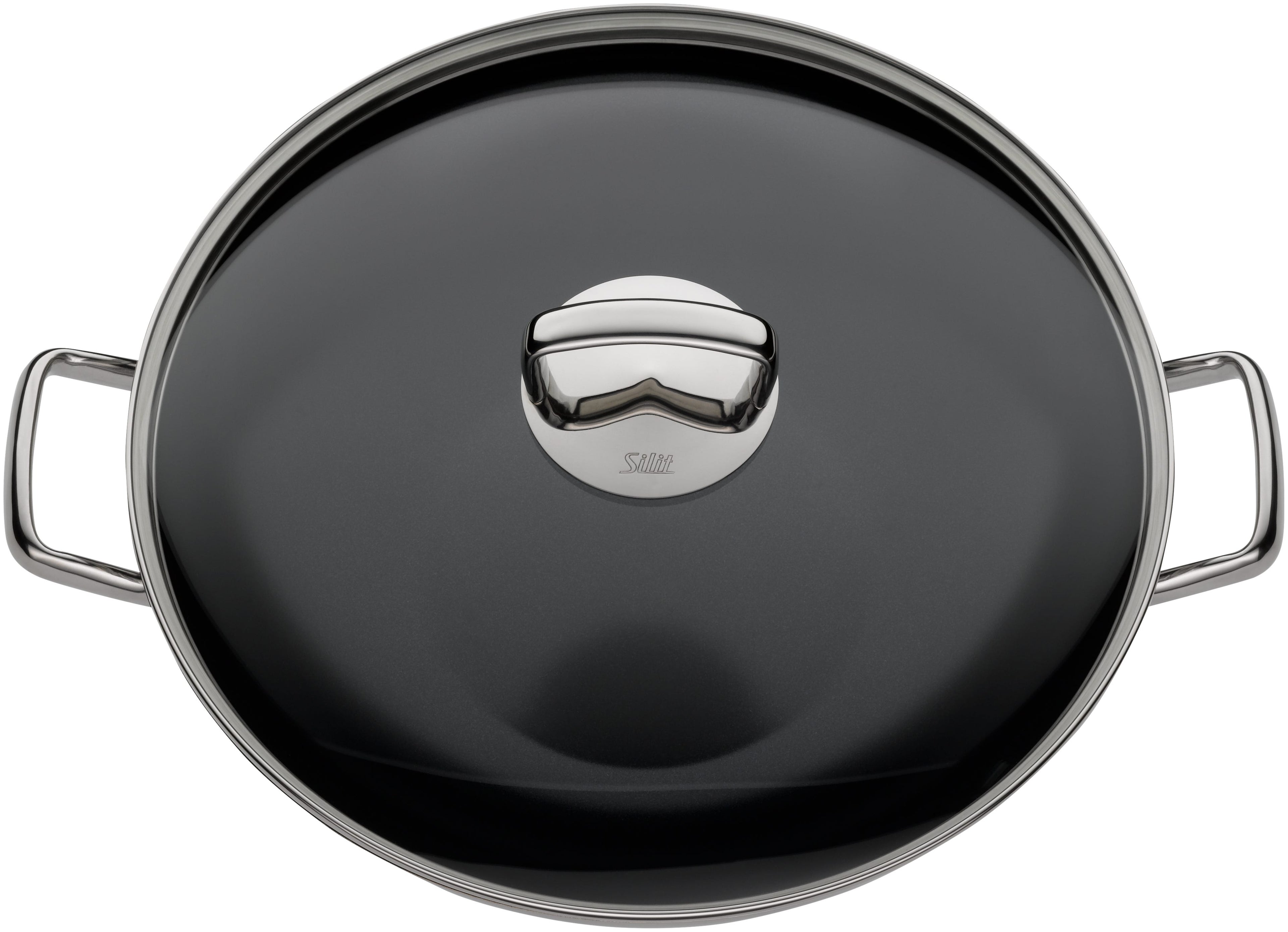 Hong Kong wok 36 cm non-stick keramikk rustfritt stål hellekant detalj