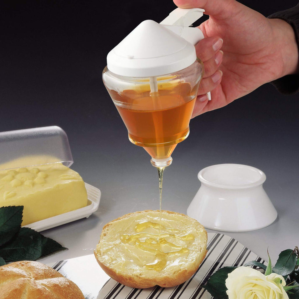Honningdispenser glass 200 ml - Fackelmann detalj av hendel