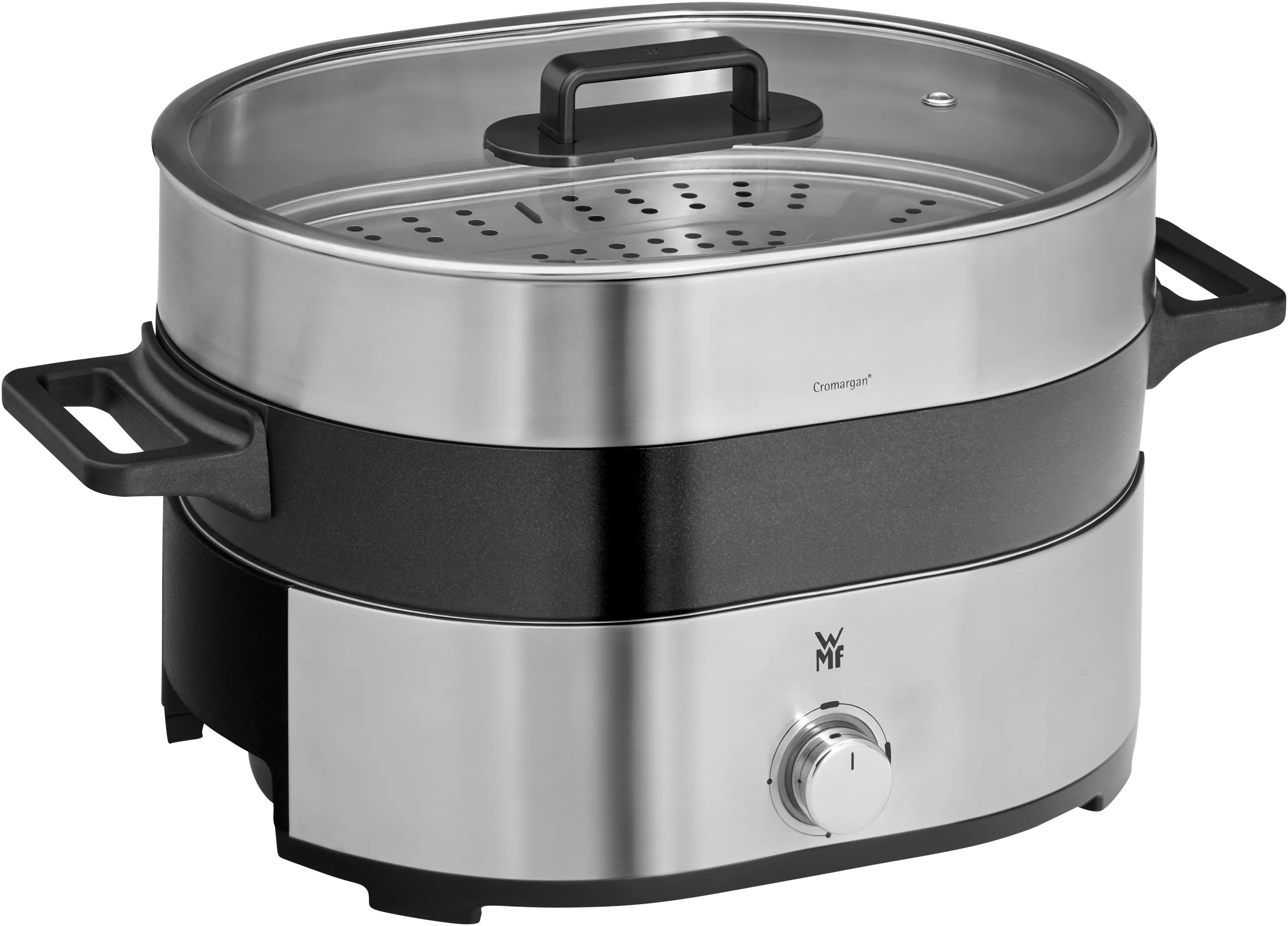 Hot pot og dampkoker med non-stick og tilbehør - WMF Lono bakside