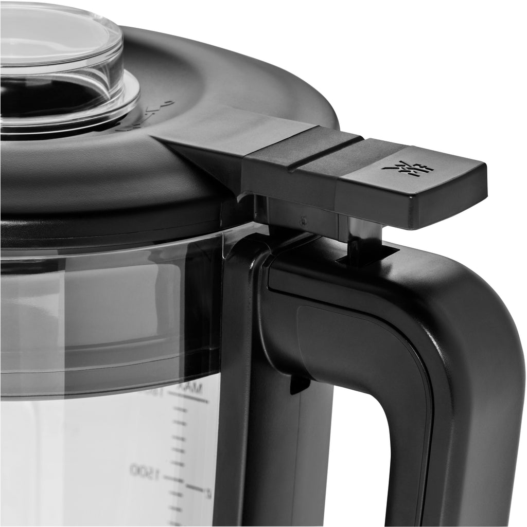Høyytelsesblender 1,6 L 36 000 omdr min rustfritt stål detalj av knivblad