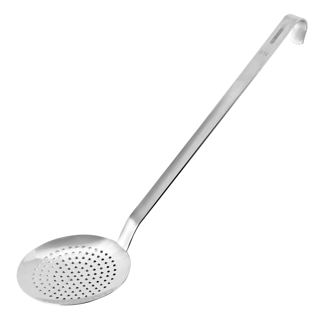 Hullsleiv 50 cm rustfritt stål Ø14 cm forfra