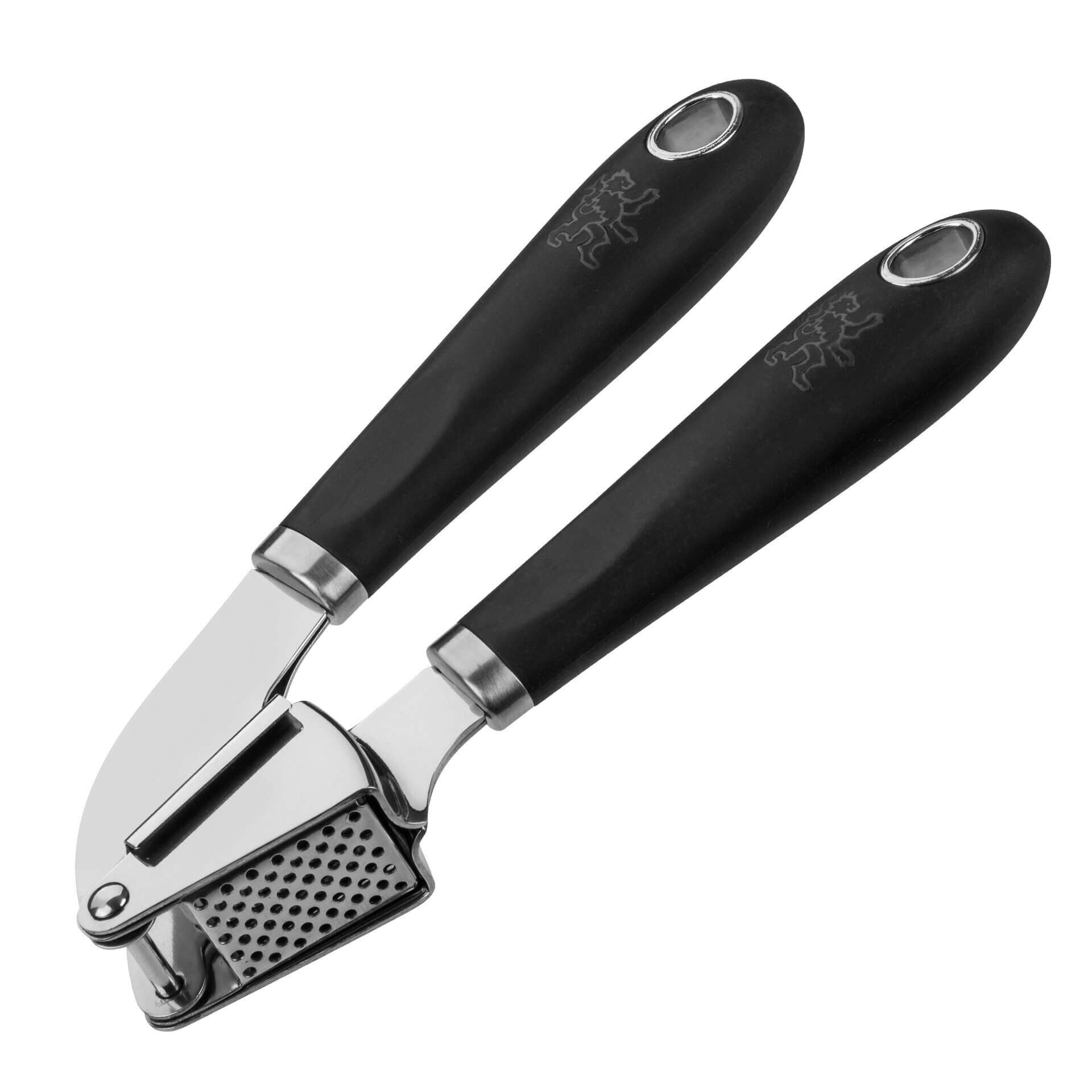 Hvitløkspresse 19 cm rustfritt stål soft-touch - Stanley Rogers forfra