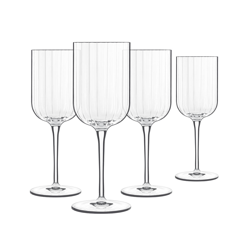 Hvitvinsglass Bach 280 ml 4-delt sett - Luigi Bormioli forfra