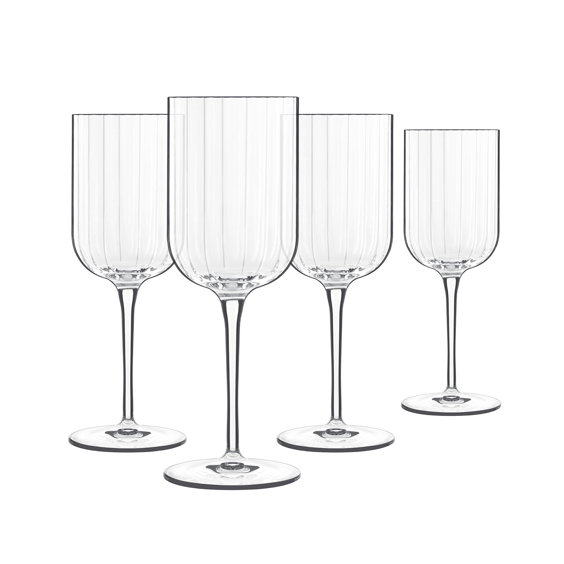 Hvitvinsglass Bach 280 ml 4-delt sett - Luigi Bormioli forfra
