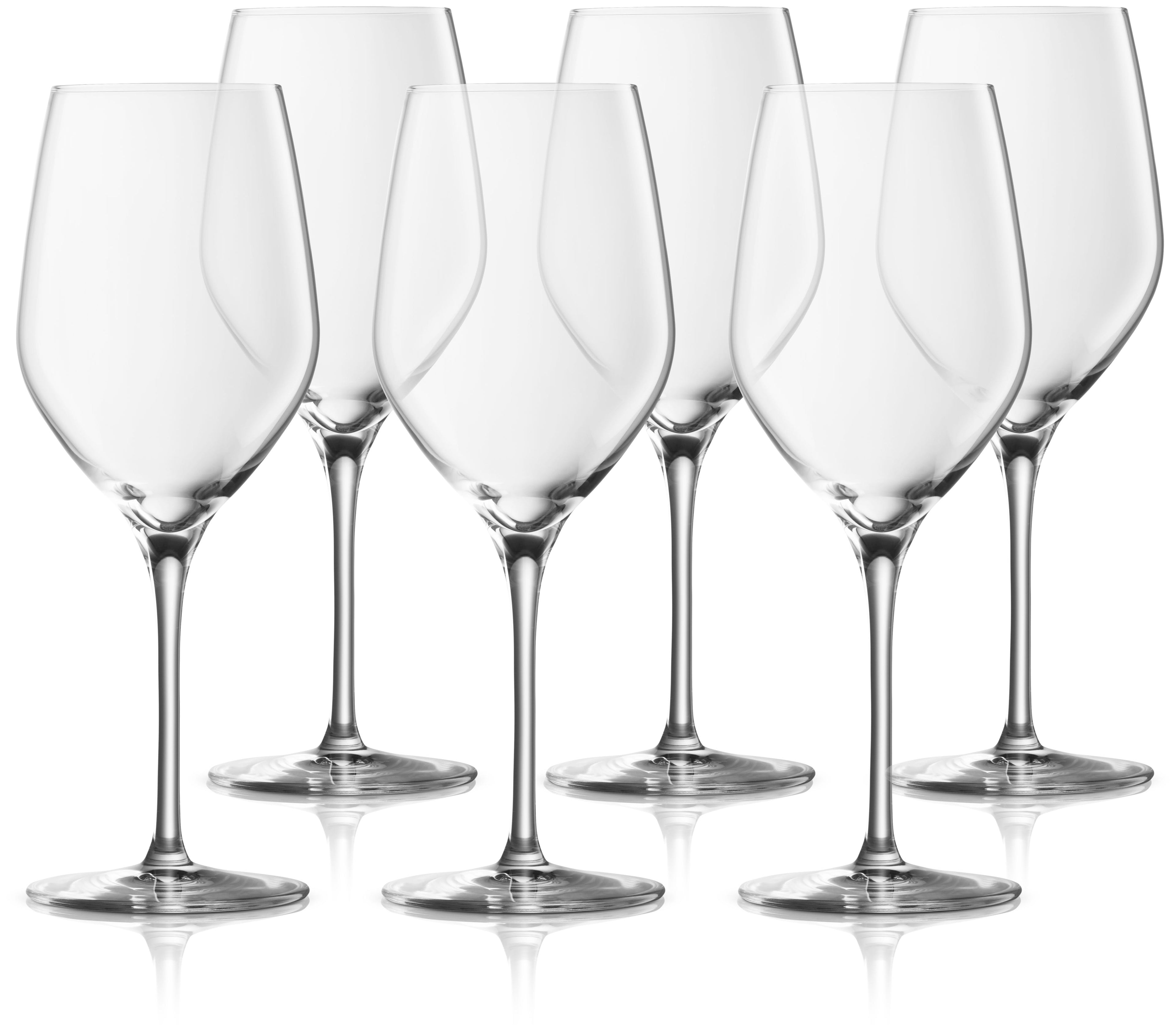 Hvitvinsglass krystall 6-delt sett EasyPlus - WMF montert på bord