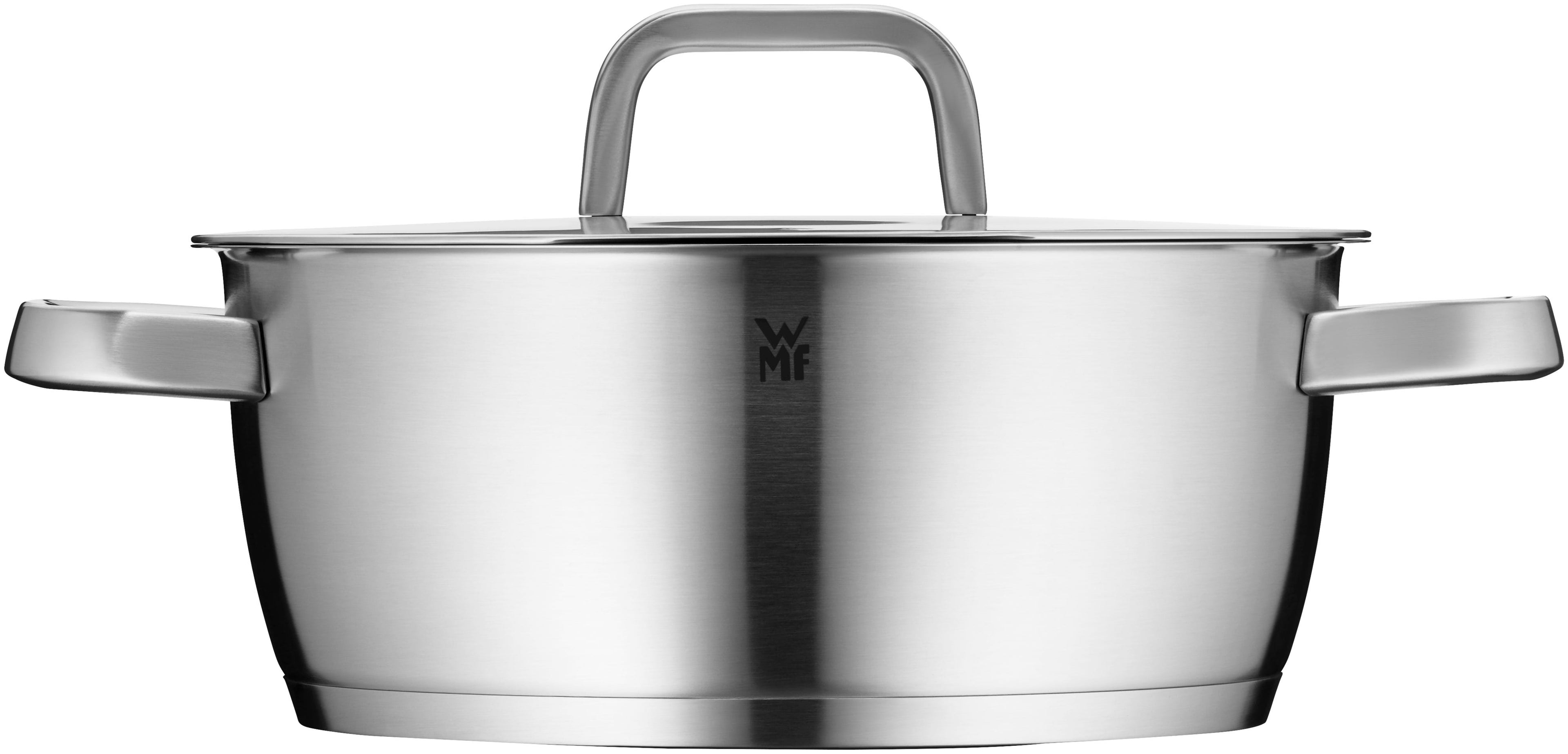 Detalj av Iconic gryte med lokk 24 cm rustfritt stål 4,2 L