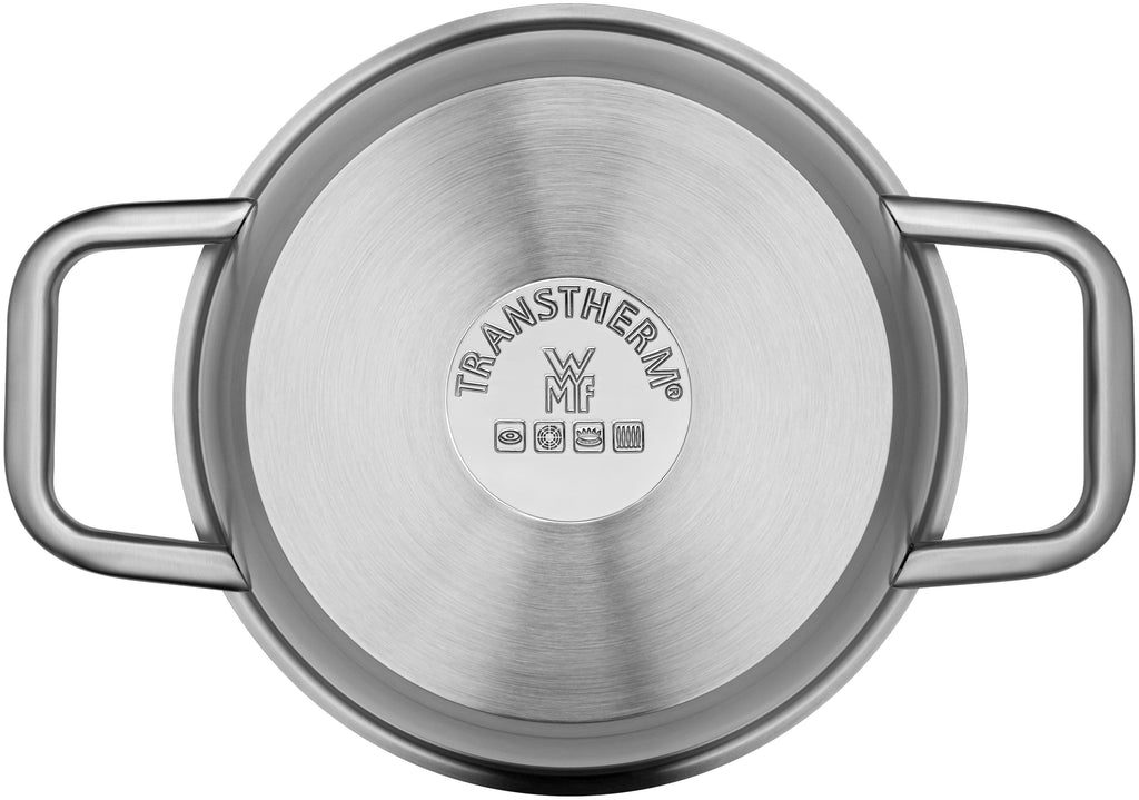 Iconic kjele 18 cm med lokk rustfritt stål 2,3 L bakside