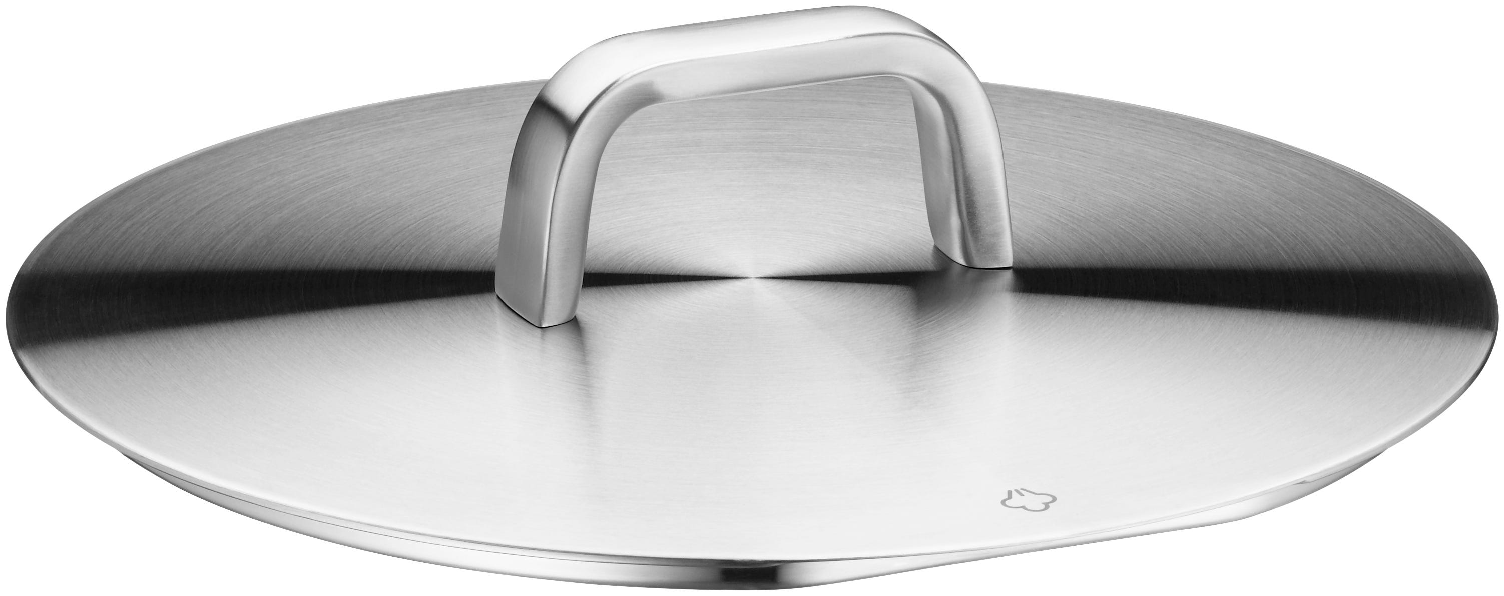 Iconic lokk rustfritt stål 24 cm Cromargan WMF forfra