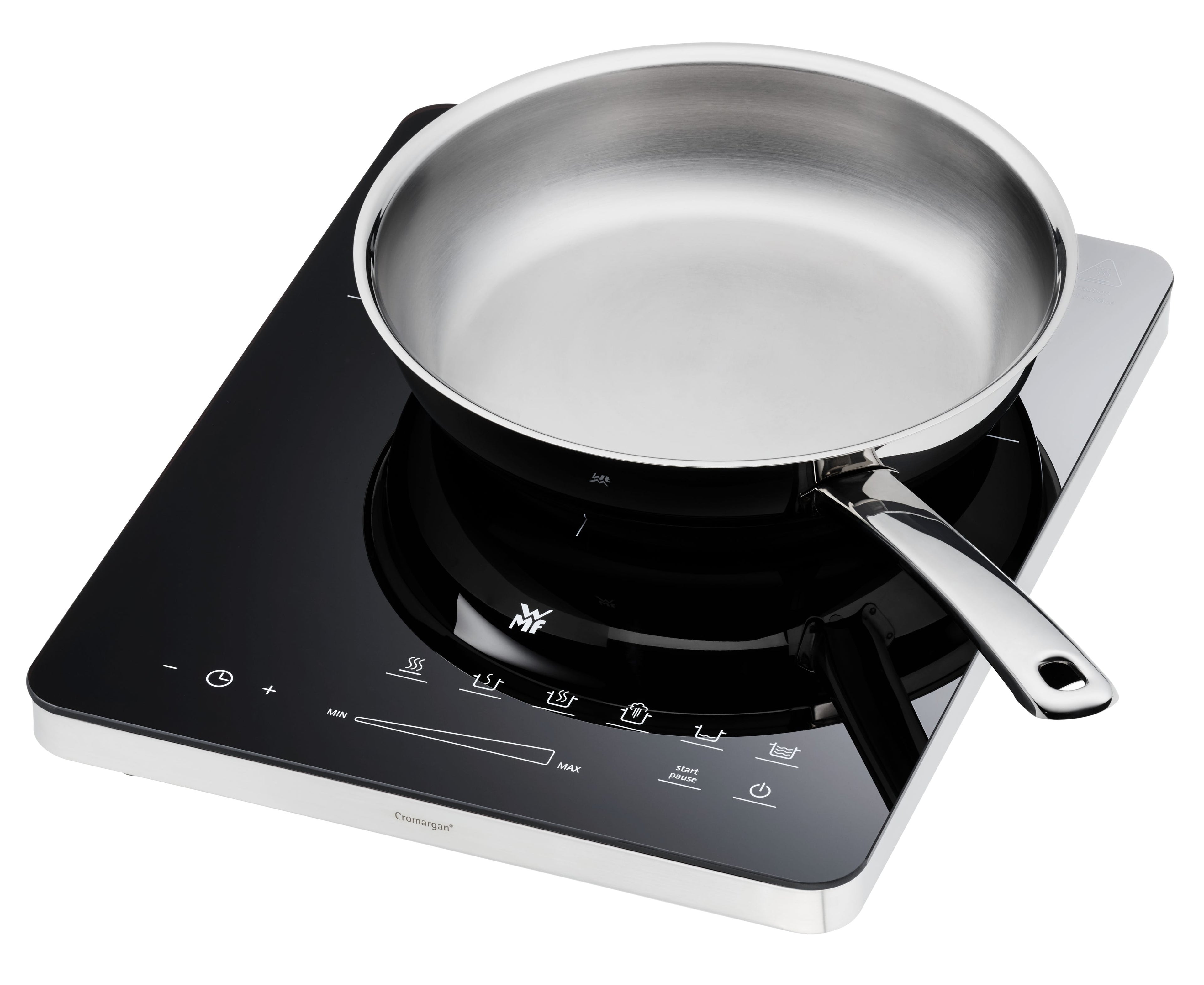 Induksjonskokeplate bærbar 2100W Kult X Mono - WMF detalj av touch-display