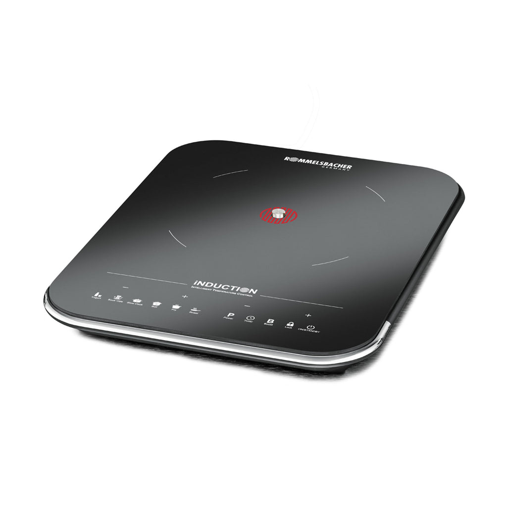 Induksjonskokeplate enkel med temperatursensor CTS 2000/IN forfra