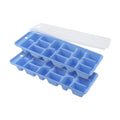Iskubittform med lokk 25x10 cm 3-delt sett plast - Fackelmann forfra