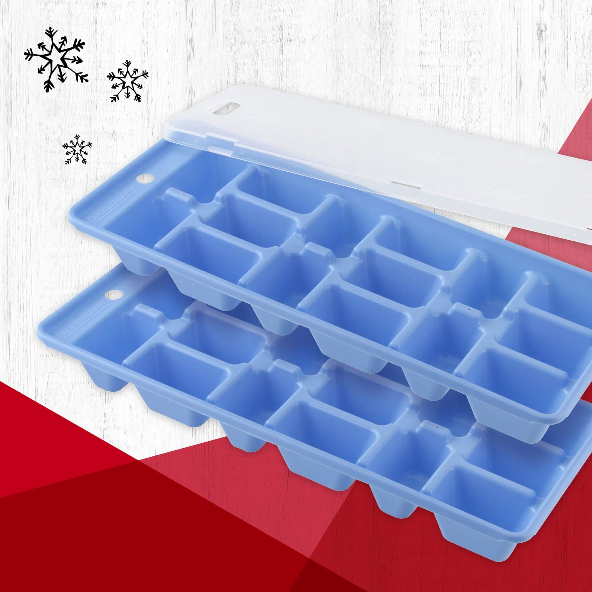 Iskubittform med lokk 25x10 cm 3-delt sett plast - Fackelmann detalj