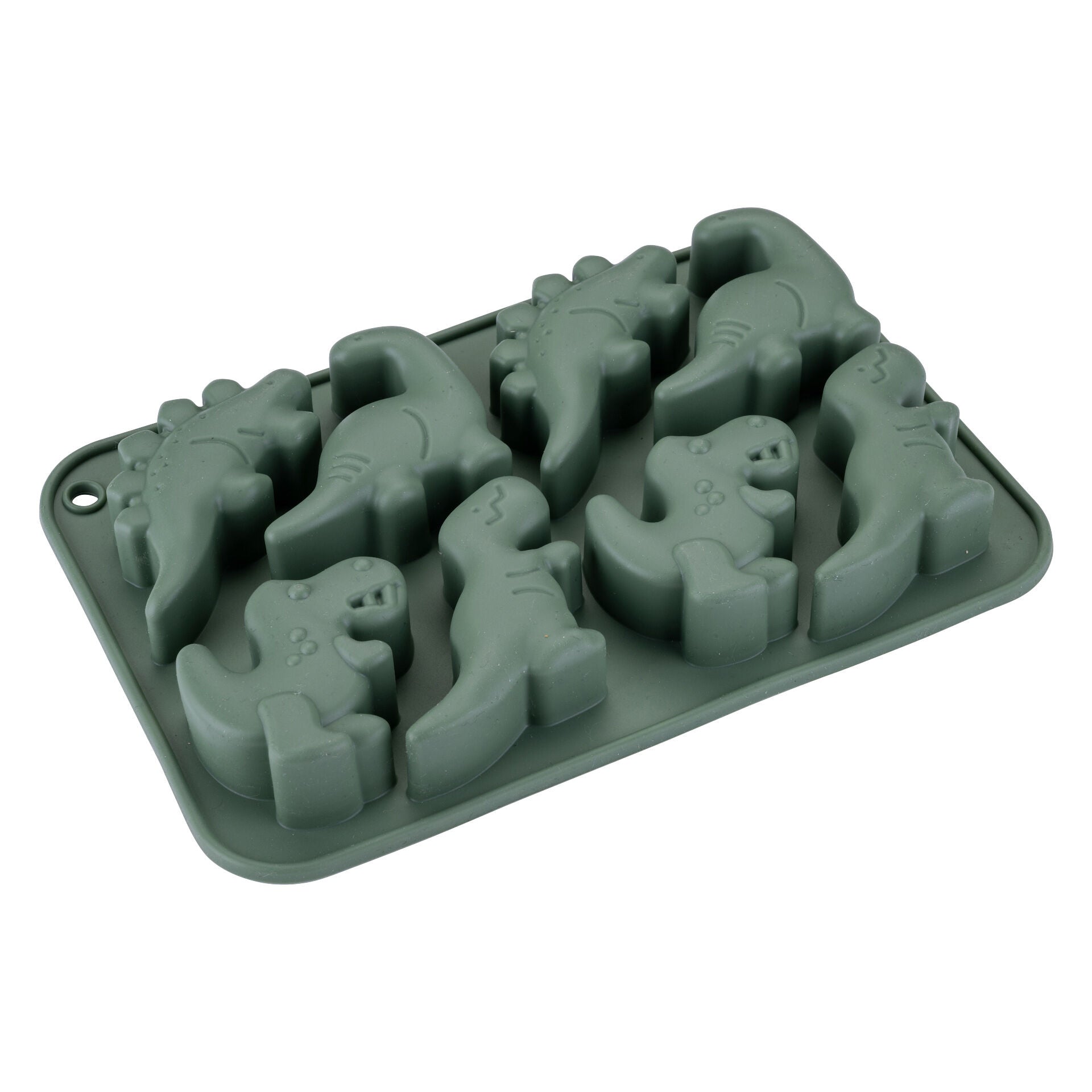 Iskubittform silikon dino-design 19x12,5 cm forfra