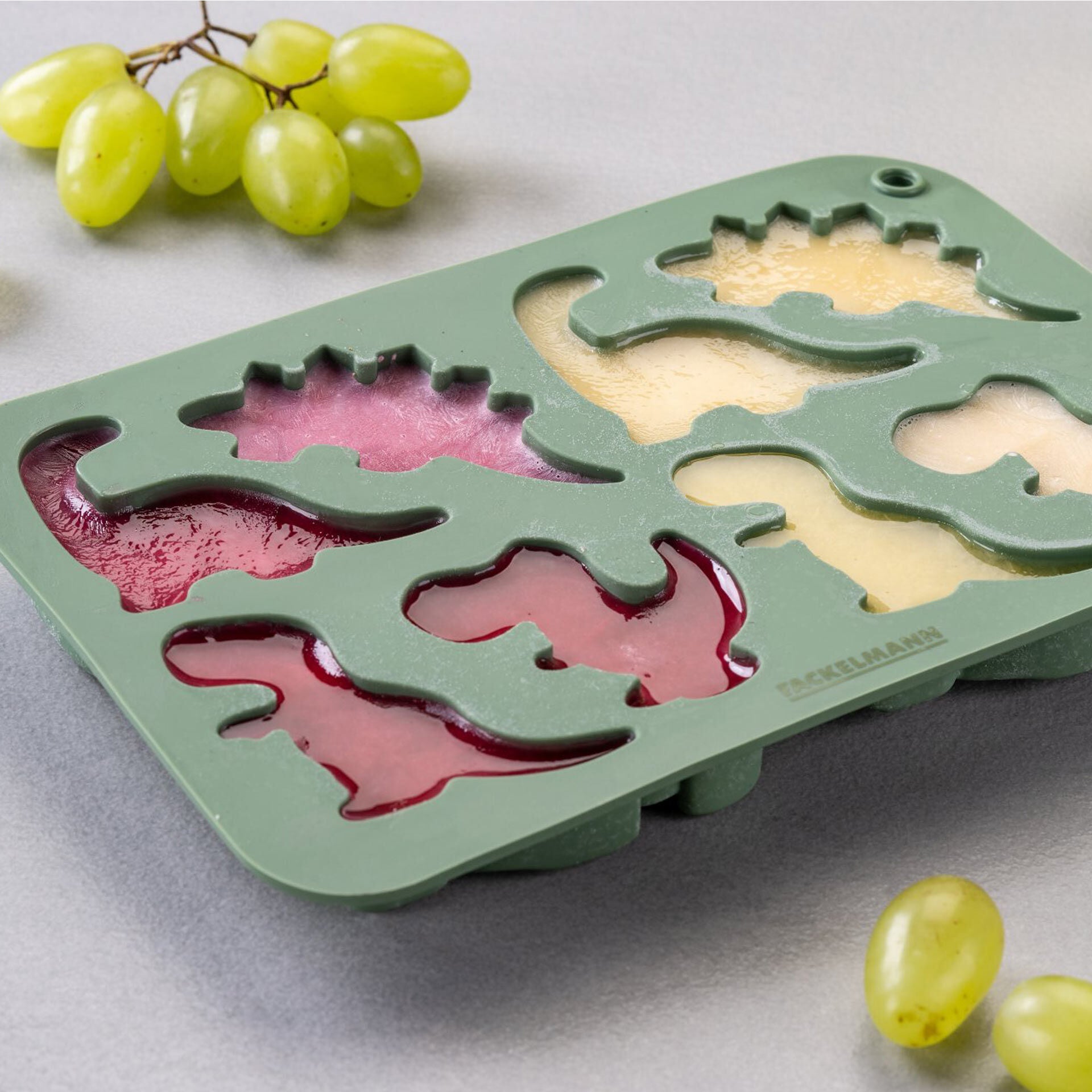 Iskubittform silikon dino-design 19x12,5 cm bakside