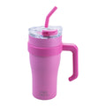 Isolert drikkebeger rosa 850 ml rustfritt stål Paris Hilton forfra