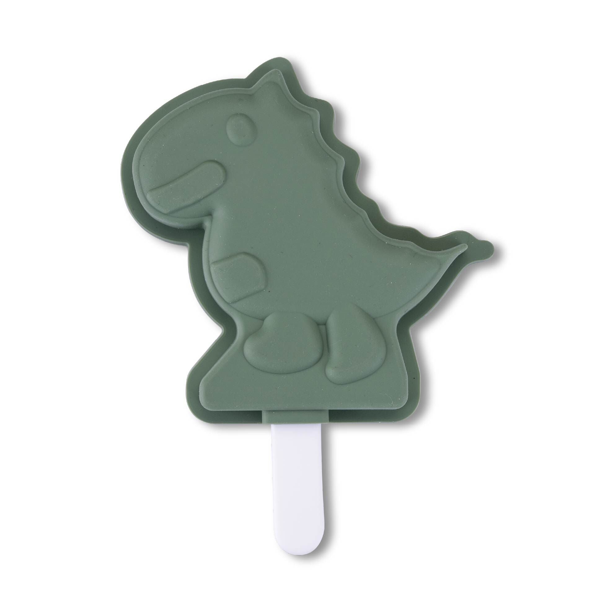 Detaljbilde av ispinneform silikon dinosaur-design 15x11 cm