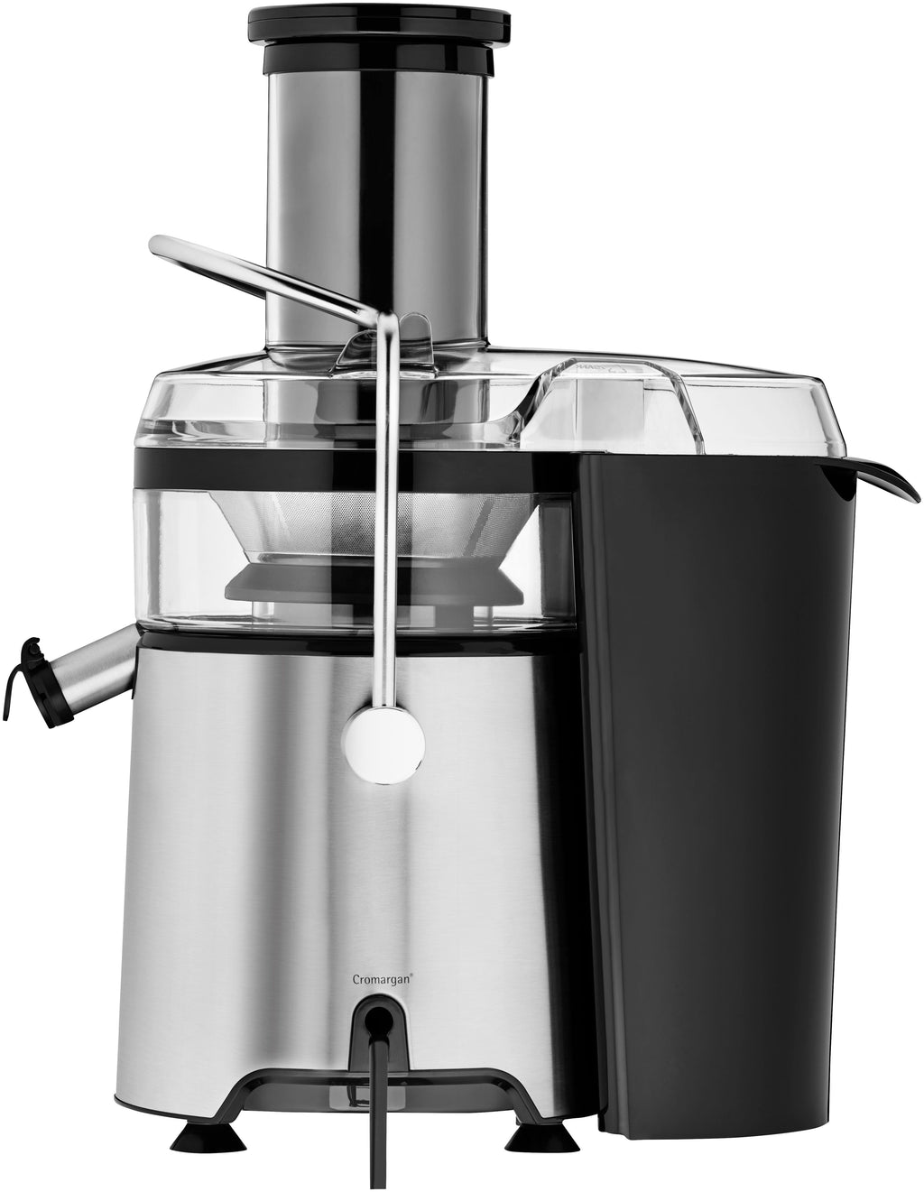 Juicepresse elektrisk med bred åpning 74 mm - WMF montert på kjøkken