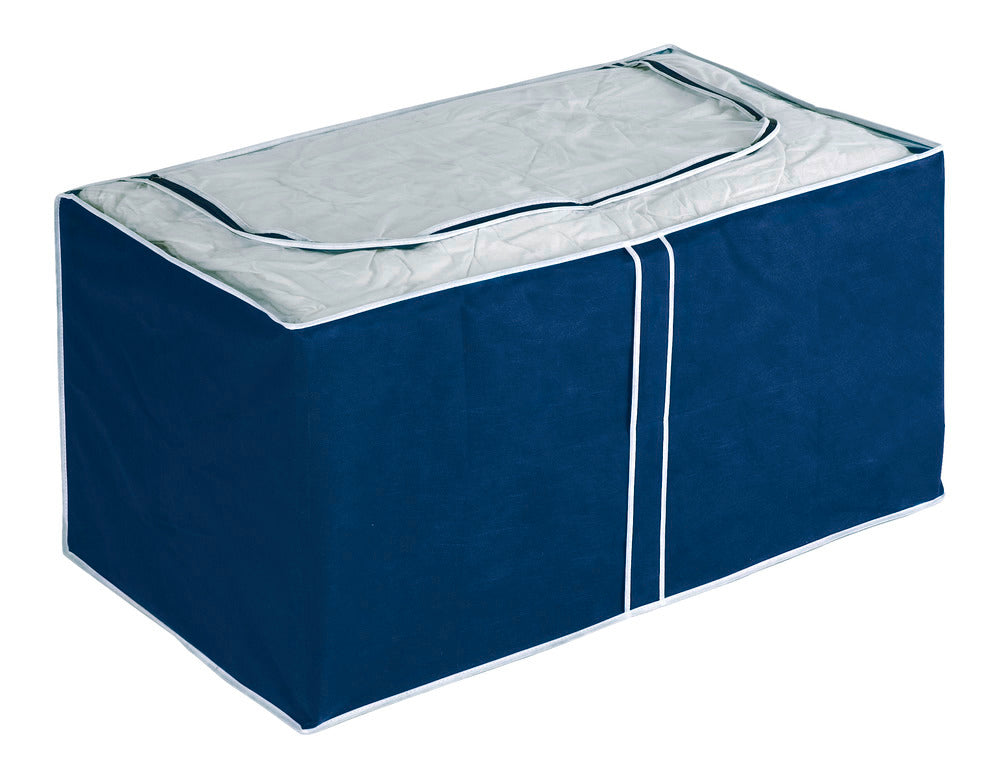 Jumbo oppbevaringsboks Air 91 x 48 x 53 cm, blå forfra