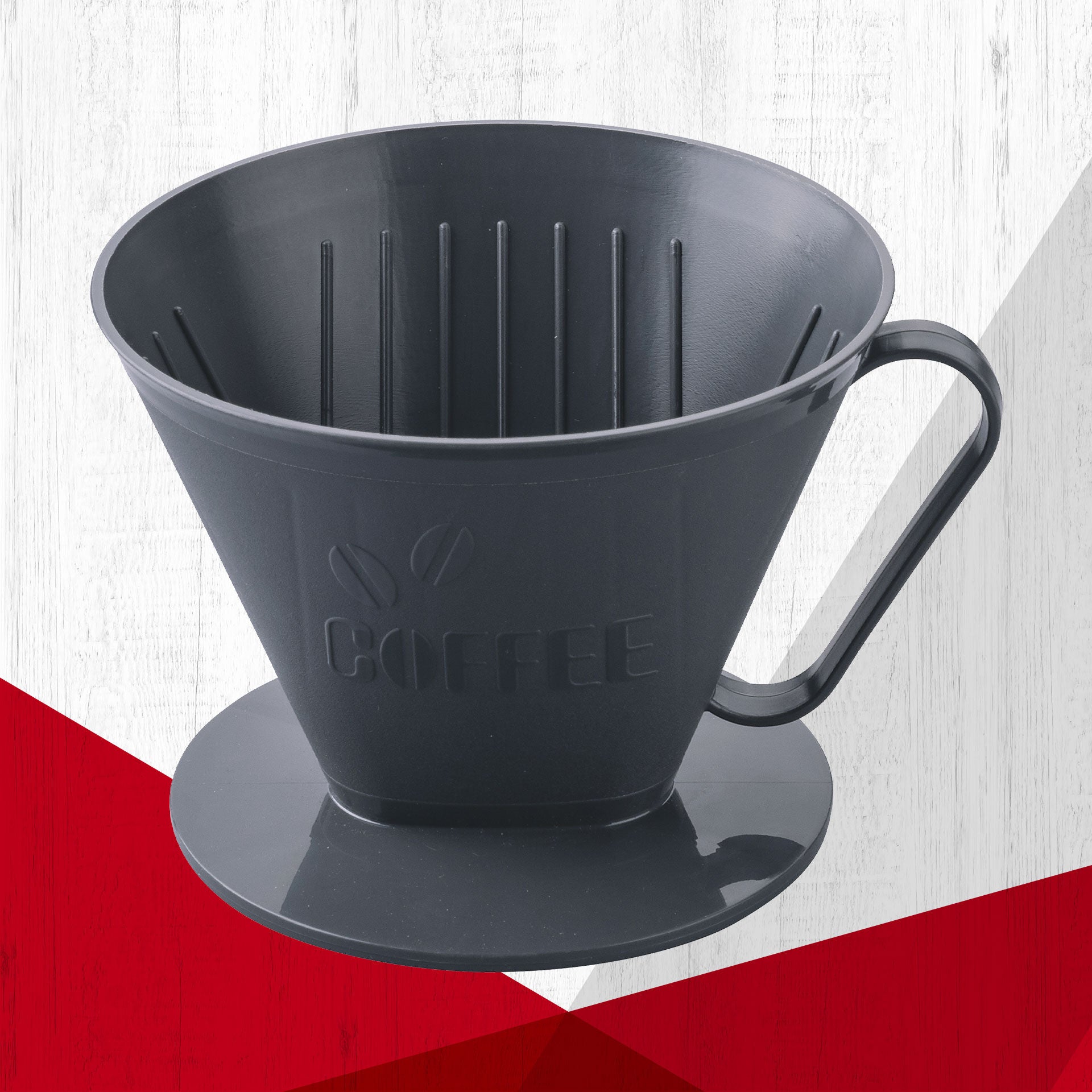 Kaffefilterholder nr. 4 plast - Fackelmann bakside