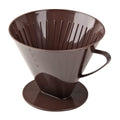 Kaffefilterholder nr. 6 plast gjenbrukbar forfra