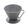 Kaffefilterholder eco grå for str. 4 filter - Fackelmann forfra