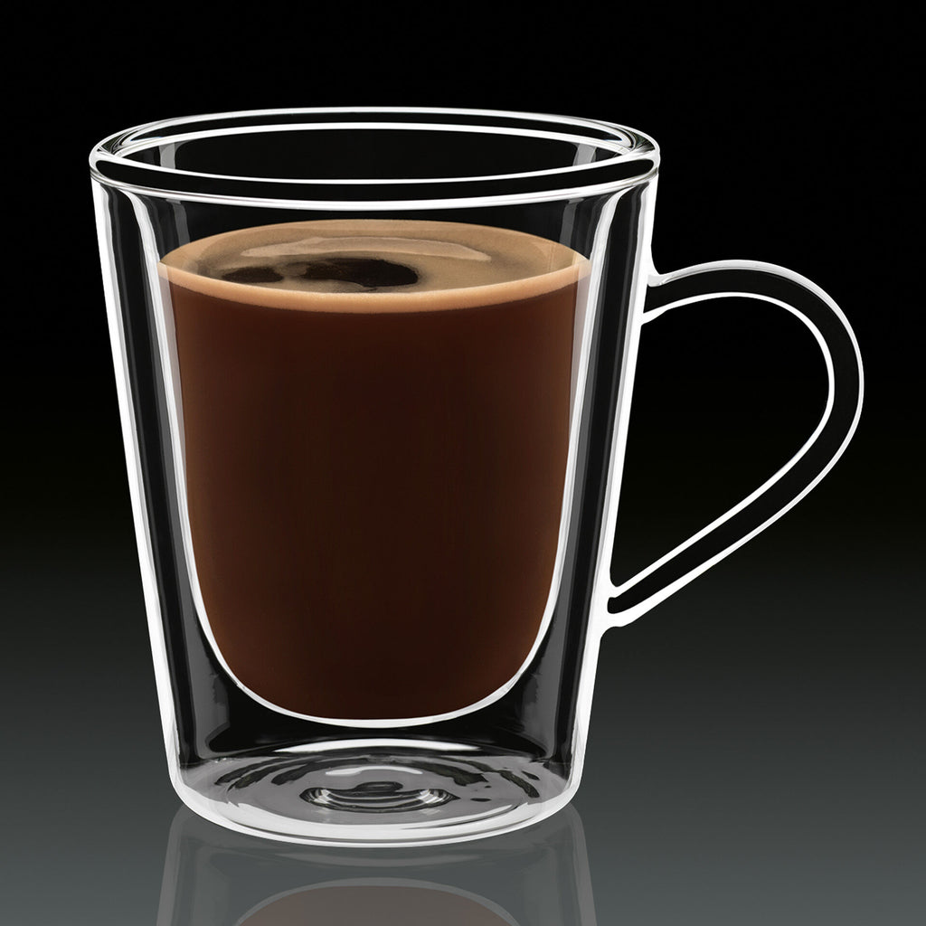 Baksiden av Kaffeglass dobbeltvegg 295 ml 2 stk - Luigi Bormioli