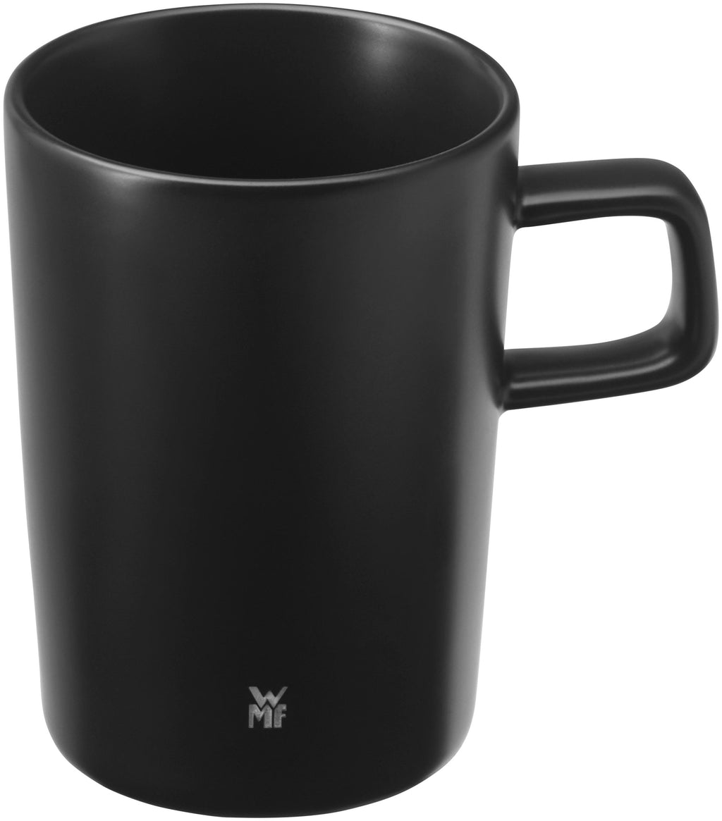 Kaffekopp sett 2 stk stentøy svart matt 0,25 L Kineo detalj