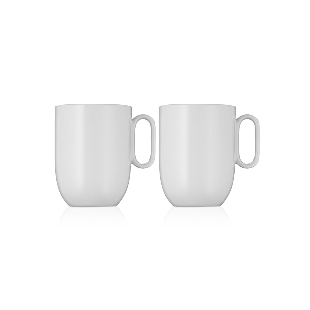 Kaffekopp porselen hvit 380 ml 2-delt sett - WMF forfra