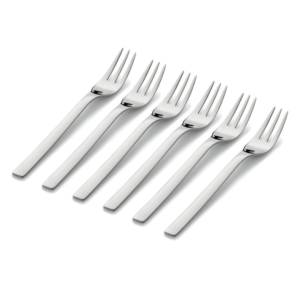 Kakegafler 6-delt sett 16 cm rustfritt stål Nuova WMF bakside