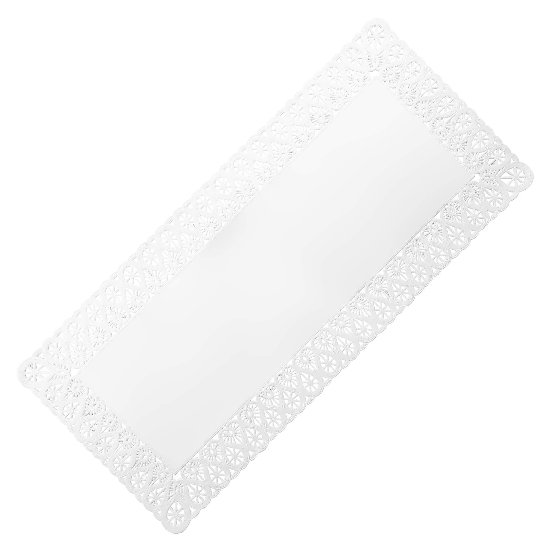 Kakepapirservietter 20x40 cm med blondekant - Zenker forfra