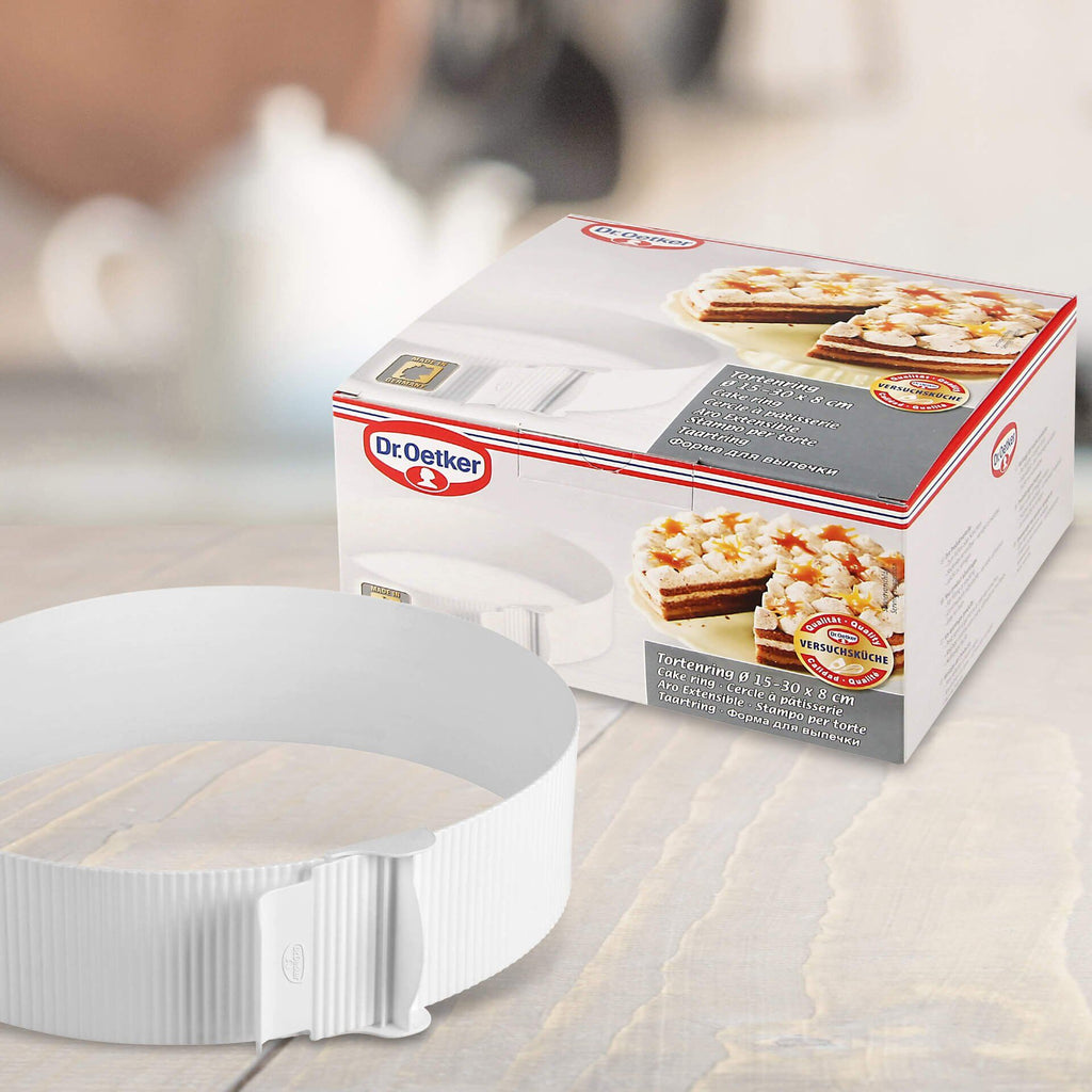 Kakering justerbar Ø15-30 cm plast - Dr. Oetker detalj