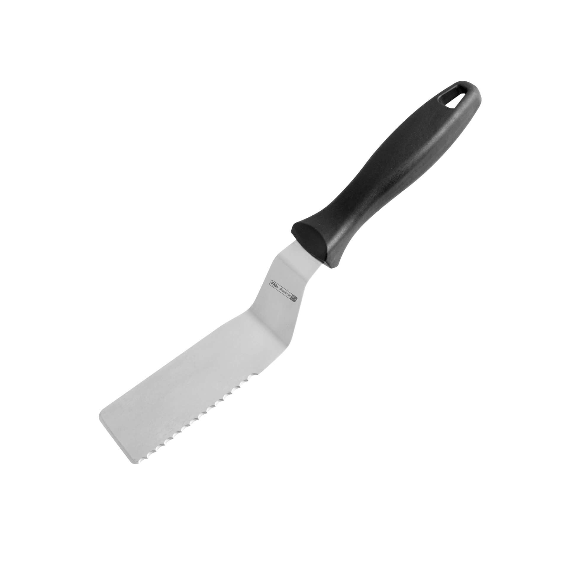 Kakespade med skjærefunksjon 29,5 cm rustfritt stål fra FMprofessional forfra