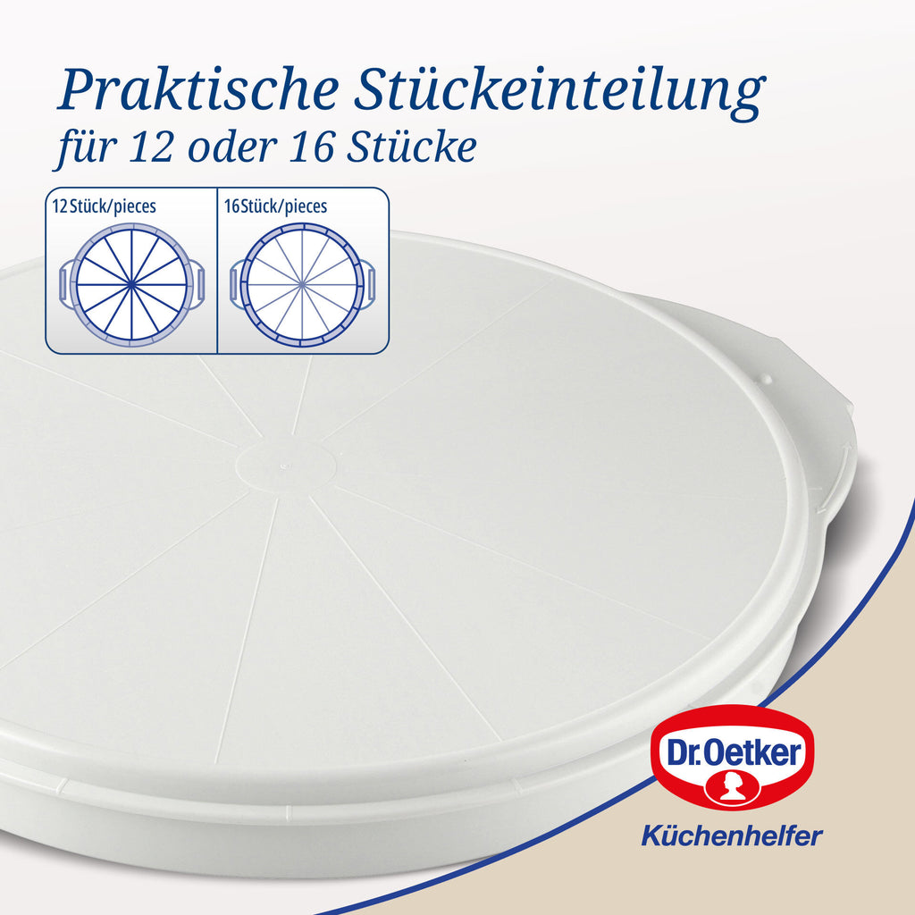 Åpen Kaketransportboks Bake & Go Ø38,5 cm med kjølefelt