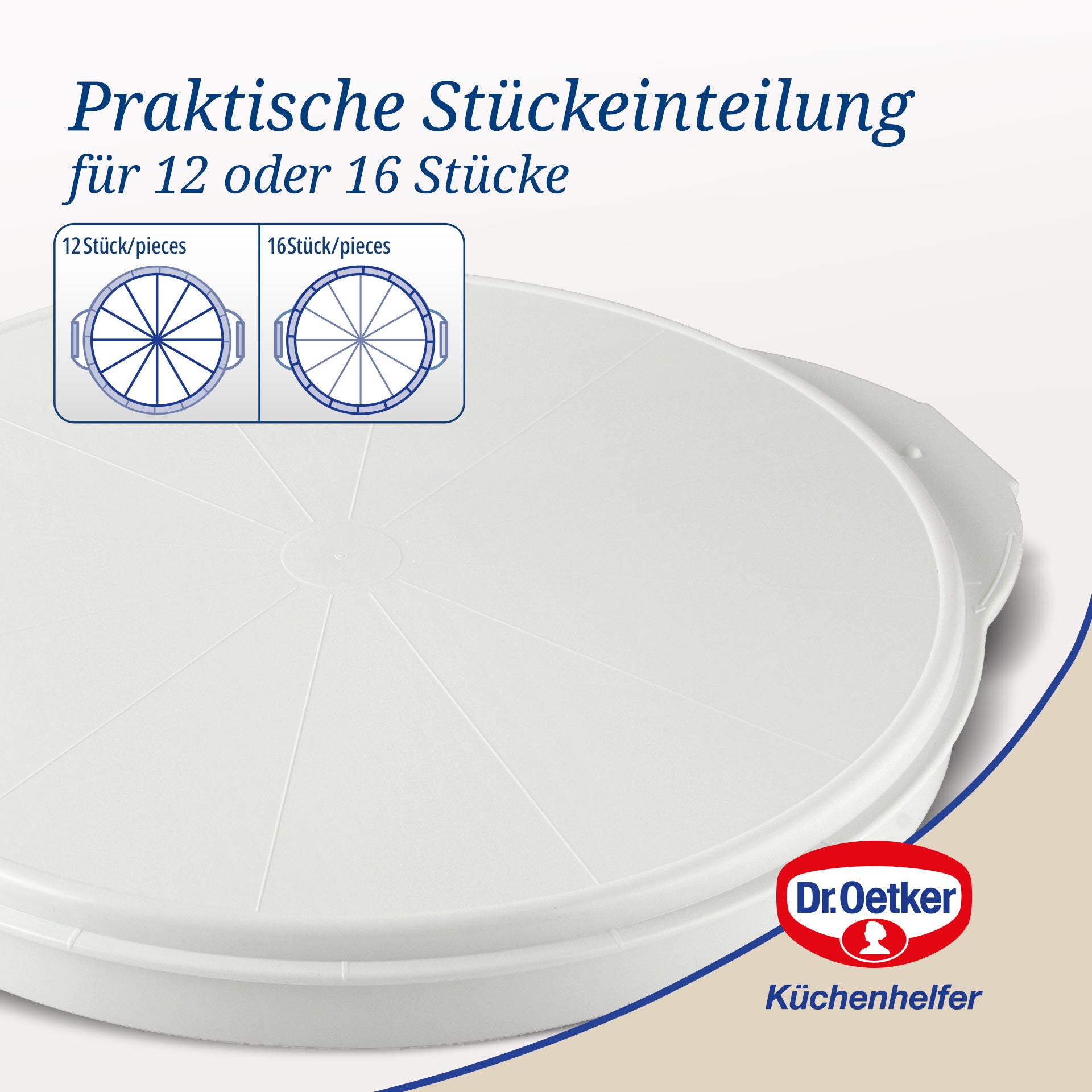 Åpen Kaketransportboks Bake & Go Ø38,5 cm med kjølefelt