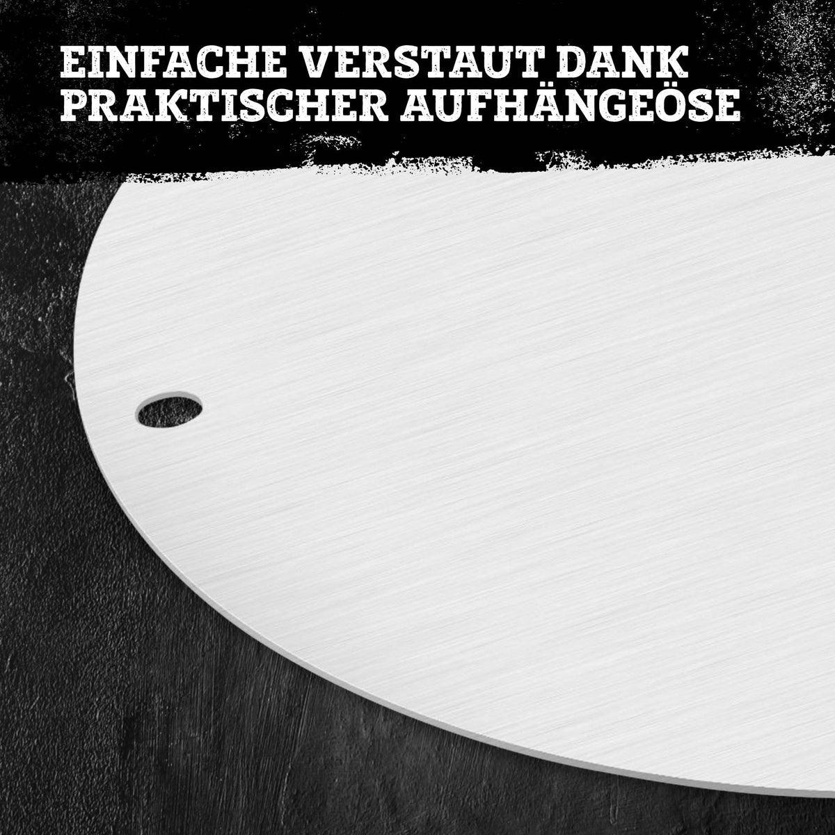 Detalj av aluminiumsoverflaten på Kakeunderlag aluminium Ø32 cm gjenbrukbart - FMprofessional